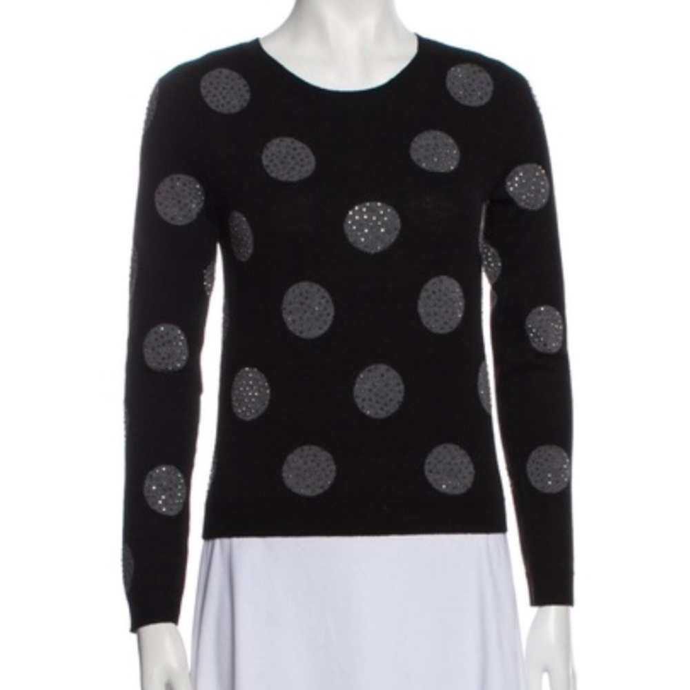 Alice + Olivia Polka Dot Sweater